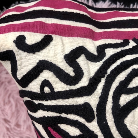 Embroidered Accent Pillow - Picture 2 of 3